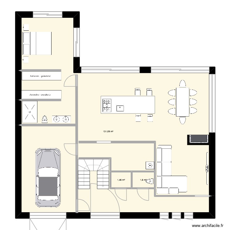 plan rdc. Plan de 0 pièce et 0 m2