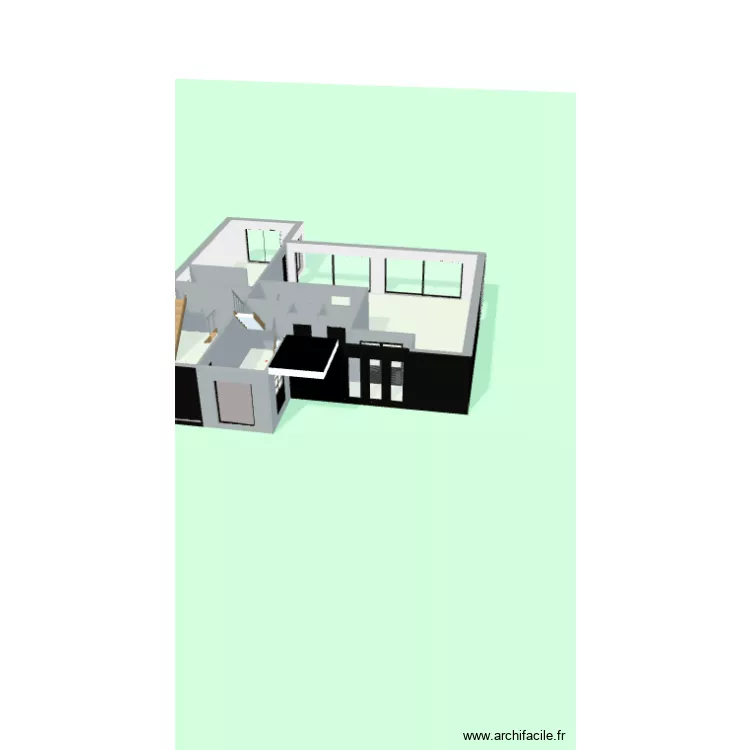plan rdc. Plan de 6  et 158 m²