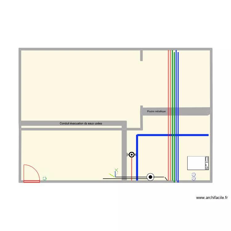 Elec_chaufferie_S1P. Plan de 
