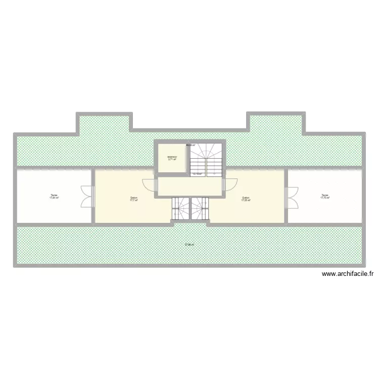 1306/3 Celaliye dubleks alti. Plan de 