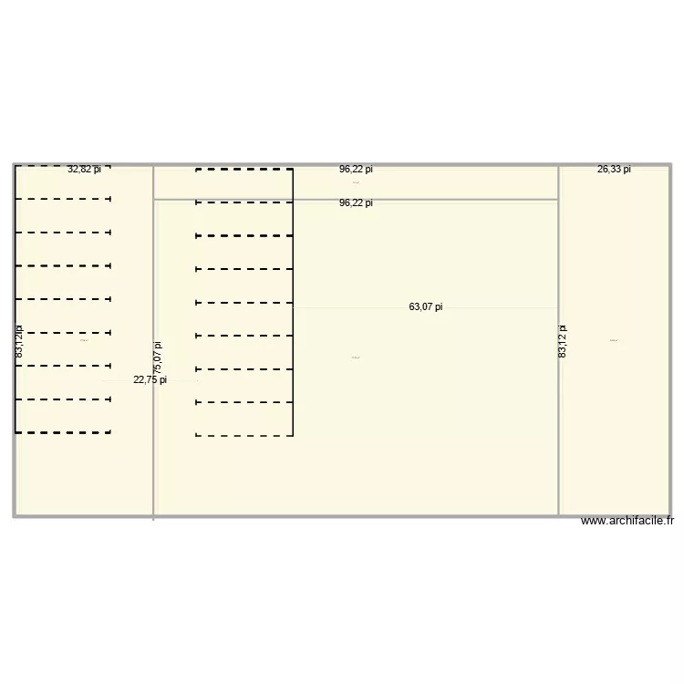 stationnement. Plan de 