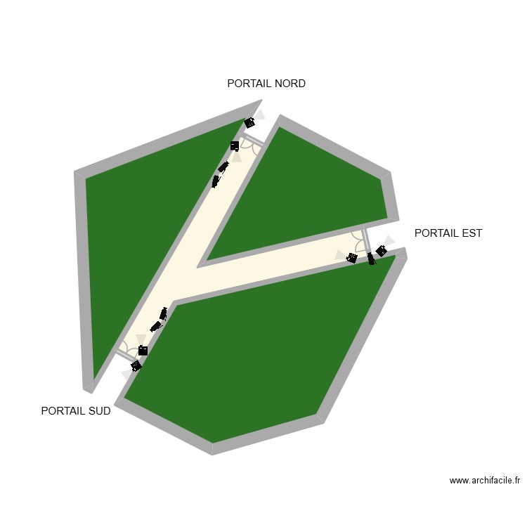 DOMAINE MOUGINS. Plan de 4 pièces et 42 m2