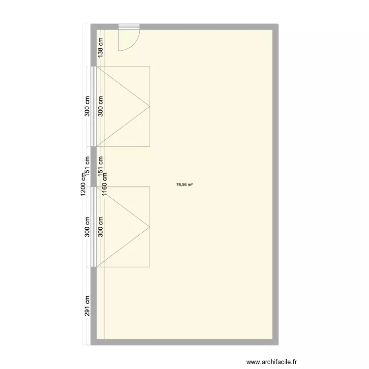 garage. Plan de garage. Plan de