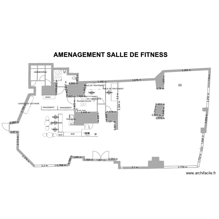 PLAN AVEC AMENAGEMENT. Plan de 