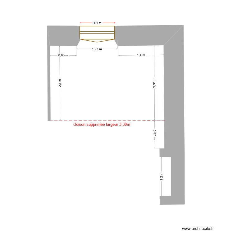 cuisine annoville. Plan de 