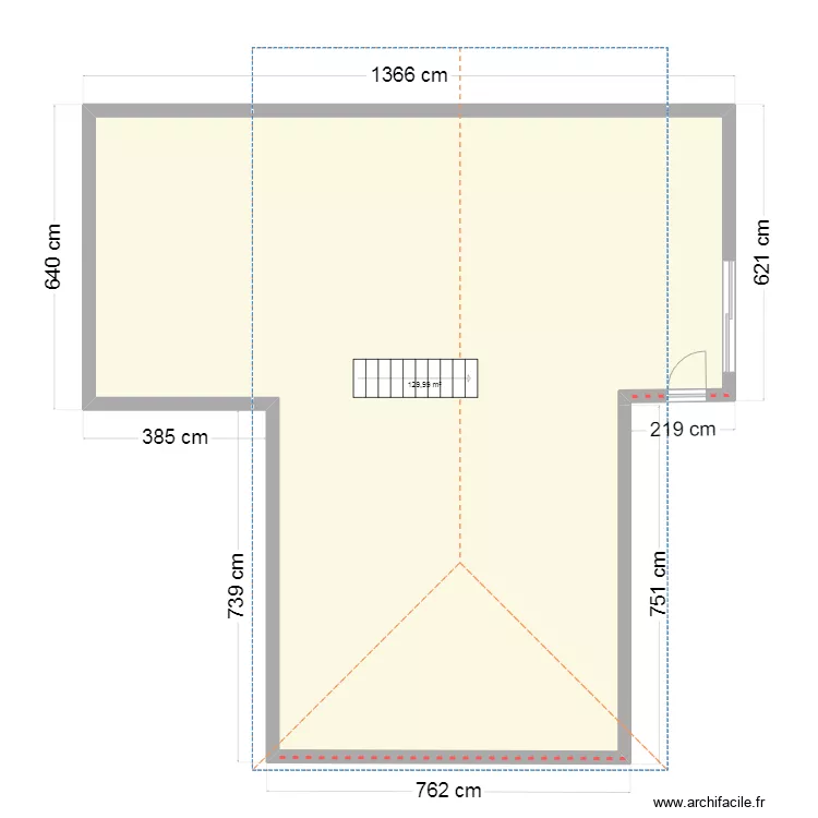 Maison. Plan de 