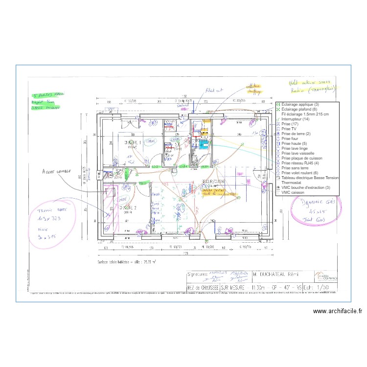 DUCHATEAU . Plan de 0 pièce et 0 m2