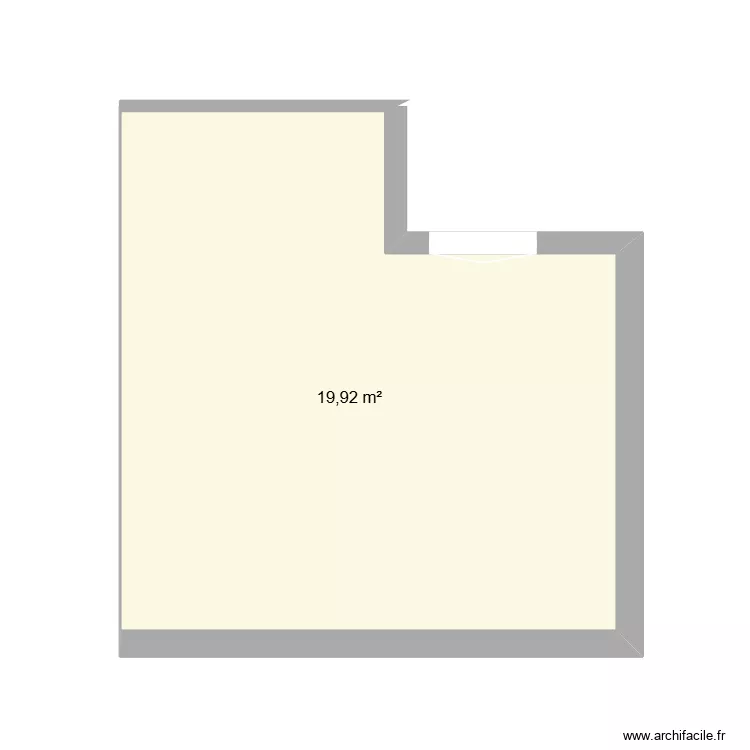 Fr&eacute;hel plan. Plan de 1  et 20 m²