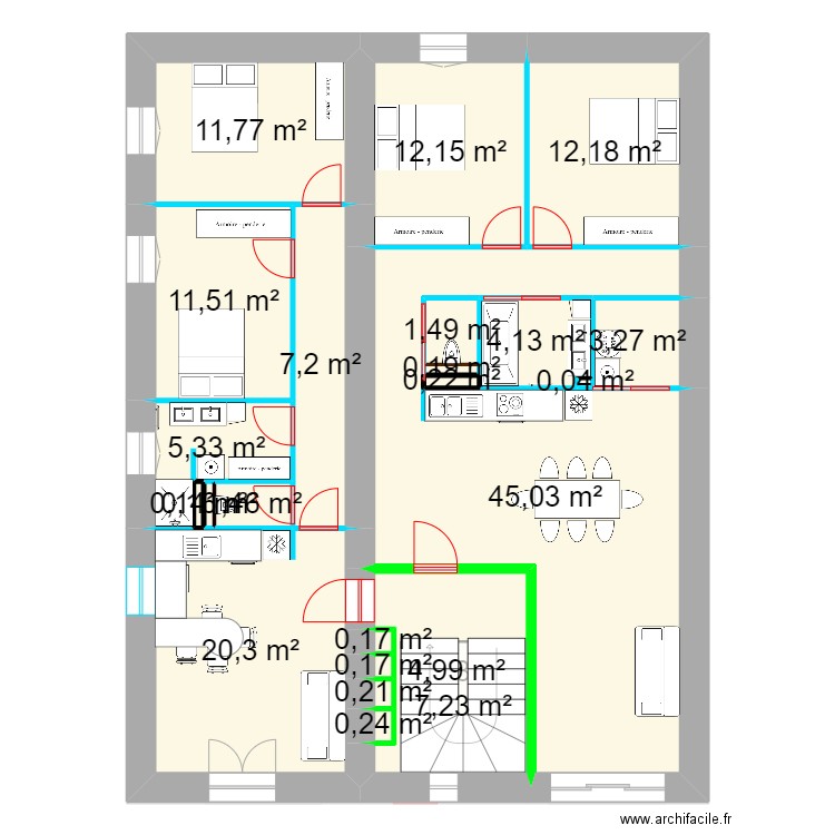 arburua. Plan de 0 pièce et 0 m2