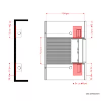 Dupperon mur Lit menuiserie