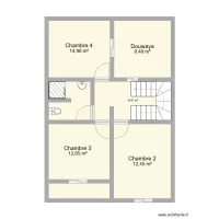 Plan maison 1er étage Oujda
