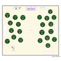 Plan de table mariage R&G