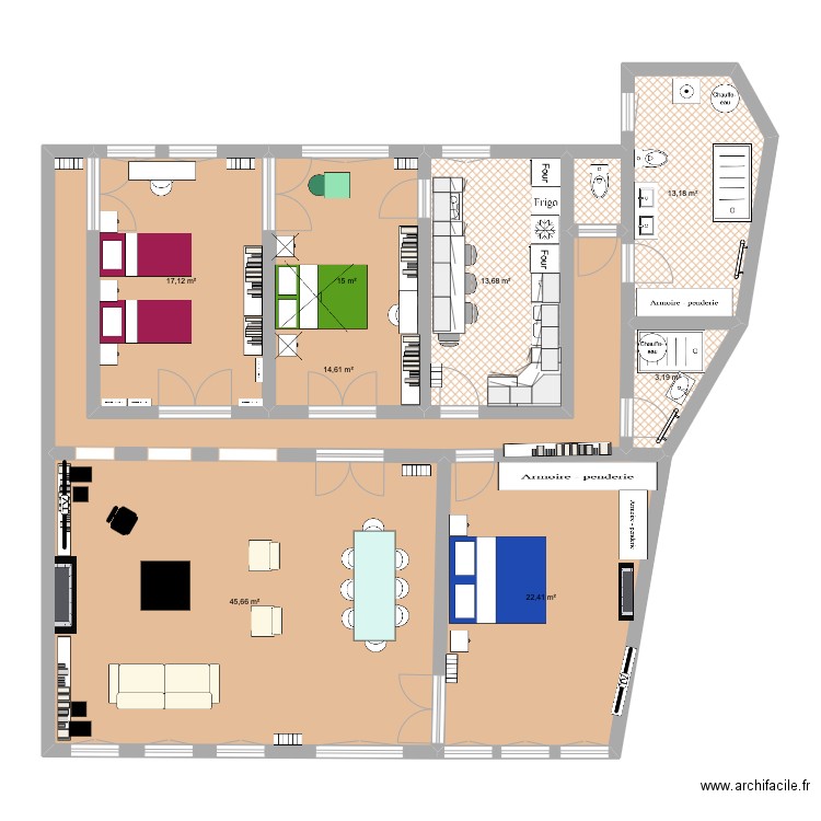 46 SADA. Plan de 0 pièce et 0 m2