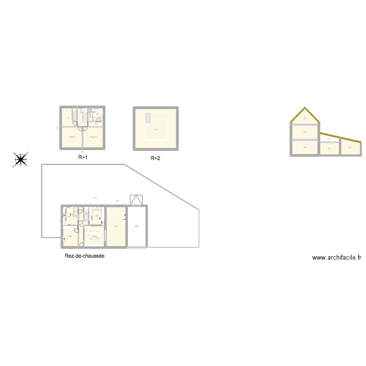 Rumegies selon Robin2. Plan de 27 pièces et 624 m2