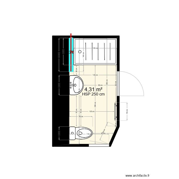 champonnois projet. Plan de 0 pièce et 0 m2