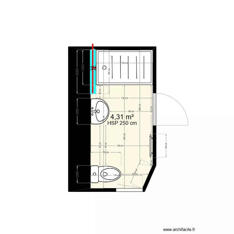 champonnois projet. Plan de 
