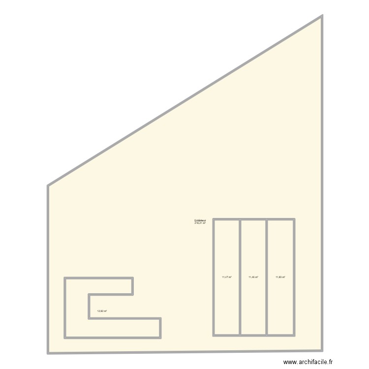 Plan Région Blida. Plan de 5 pièces et 320 m2