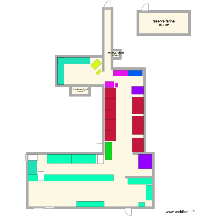 dossier pro. Plan de 4 pièces et 181 m2