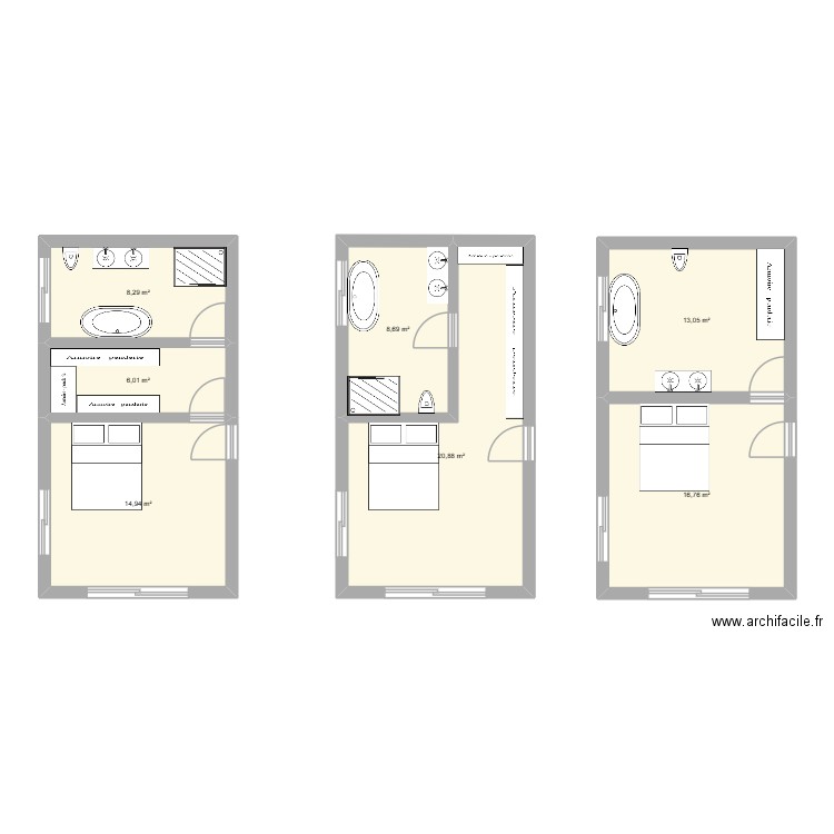 MATHIAS. Plan de 7 pièces et 89 m2