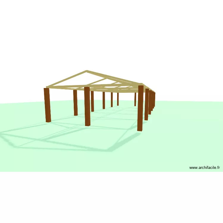 B&acirc;timent 300m2. Plan de 
