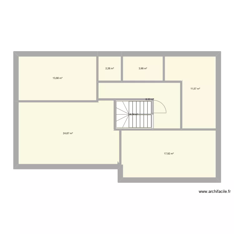 la mure etage. Plan de 8 Pièces et 87 m² la mure etage. Plan de 8 Pièces et 87 m²