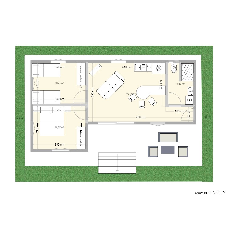 Tiny house Arusha. Plan de 0 pièce et 0 m2