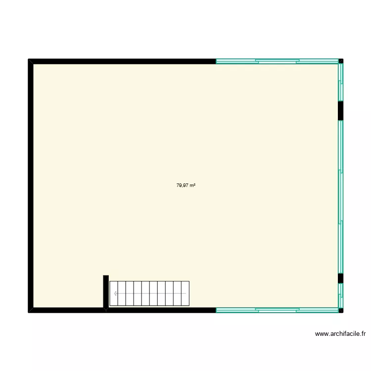 DUPLEX AVEC 01 SEULE CHAMBRE. Plan de 11  et 277 m²