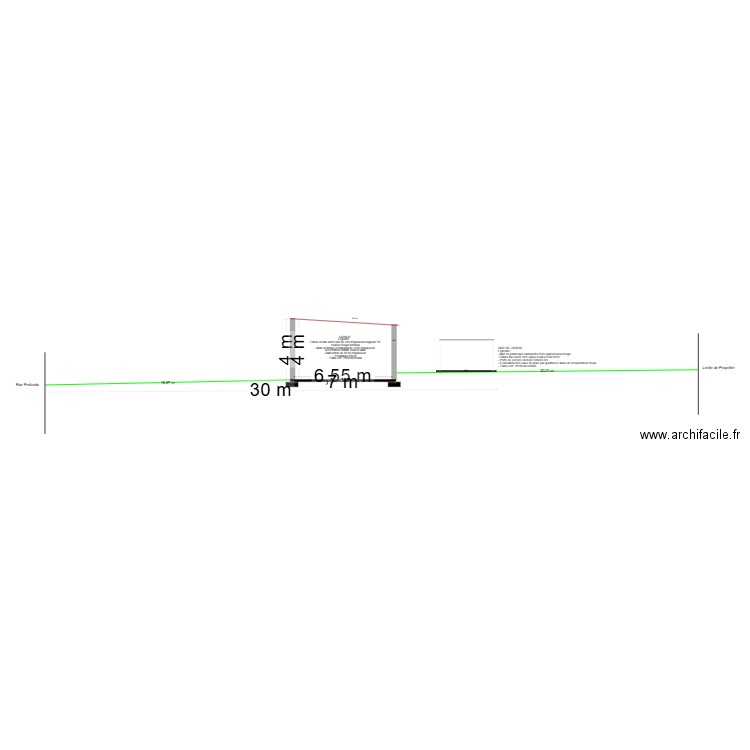 Plan coupe. Plan de 0 pièce et 0 m2