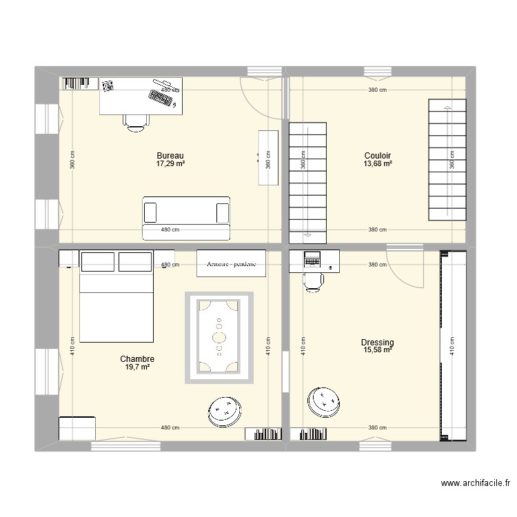 1e etage weinbourg dim ok. Plan de 0 pièce et 0 m2