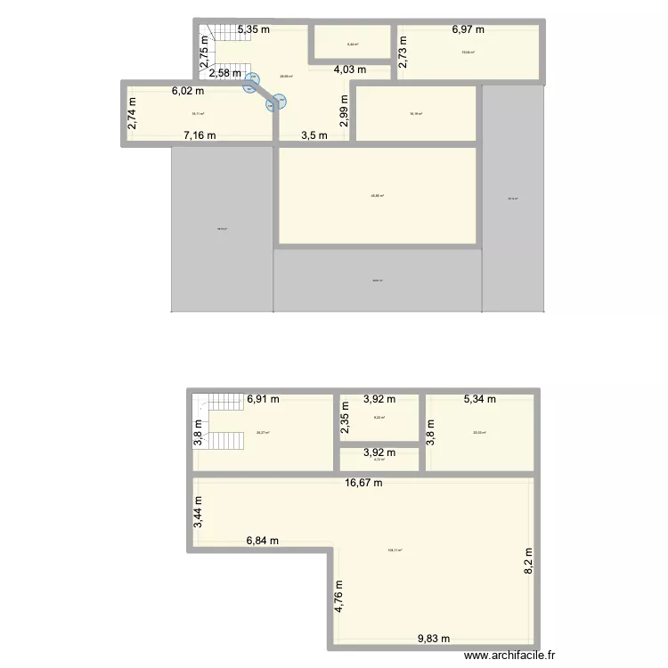 petit canal. Plan de 11 Pièces et 300 m² petit canal. Plan de 11 Pièces et 300 m²