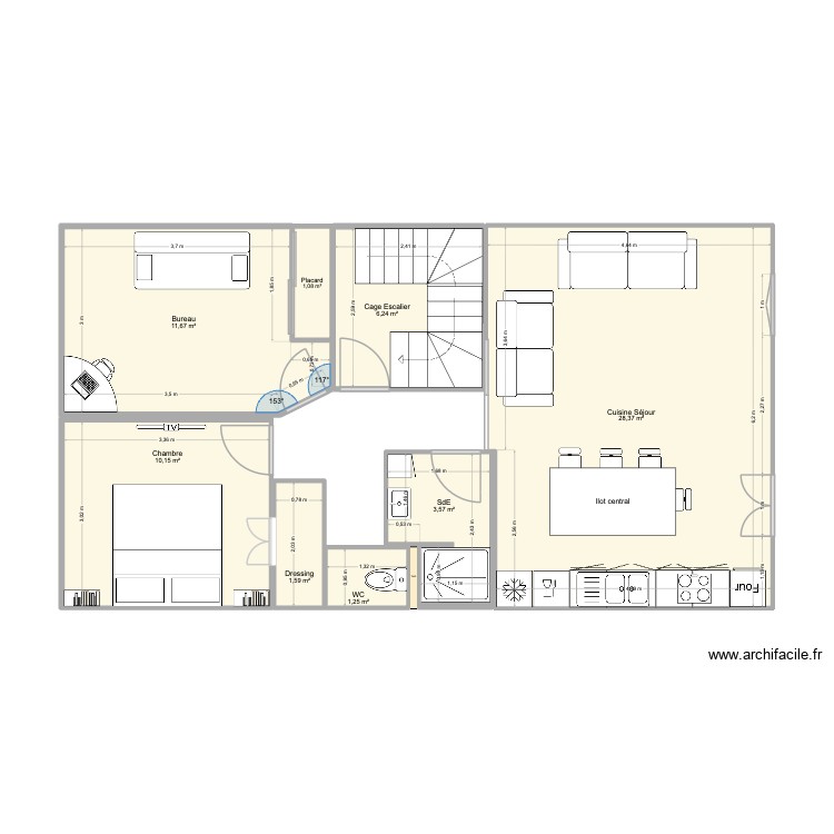 PV 1. Plan de 0 pièce et 0 m2