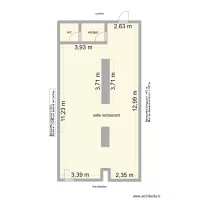 plan brasserie pour archi