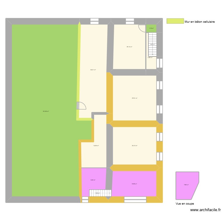 michel. Plan de 0 pièce et 0 m2