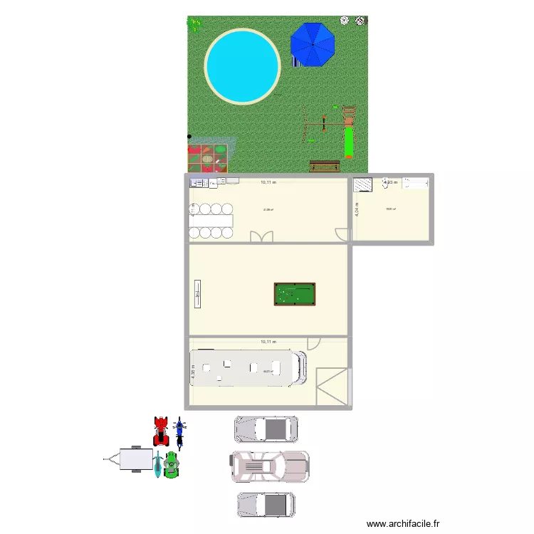 Akira la meilleur chienne au monde. Plan de 4 et 164 m² Akira la meilleur chienne au monde. Plan de 4 et 164 m²