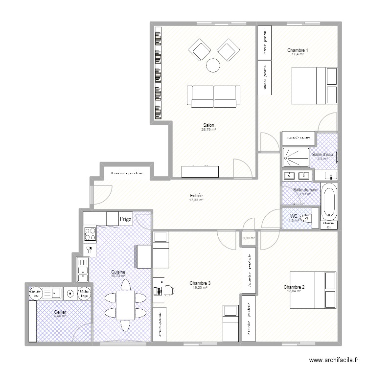 Longchamps Projet. Plan de 0 pièce et 0 m2