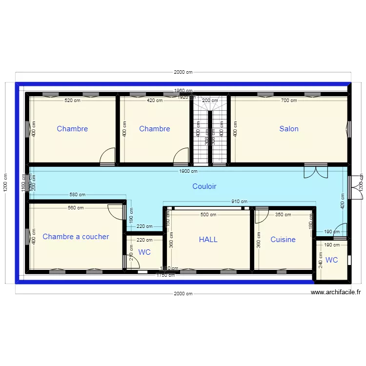 PLAN 20X12 N5. Plan de 