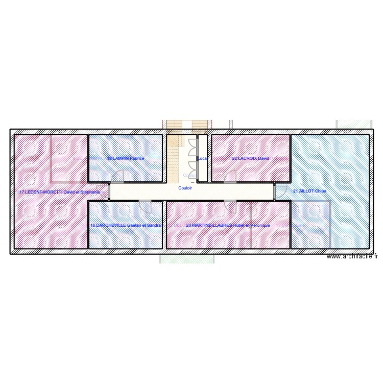 Wimereux - Carnot - Version allégée. Plan de 45 pièces et 1709 m2