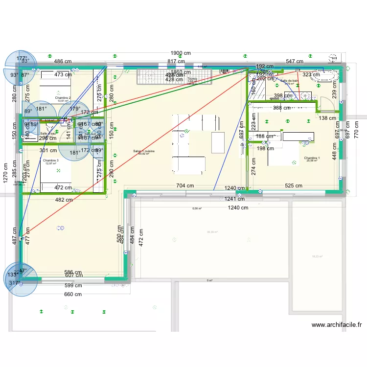 Plomberie nouvelle version. Plan de 