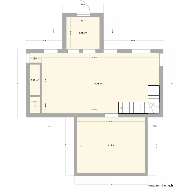 N°5 séjour. Plan de 4 et 60 m² N°5 séjour. Plan de 4 et 60 m²