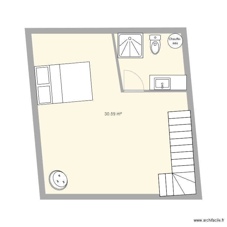 cham sdb 2. Plan de 0 pièce et 0 m2