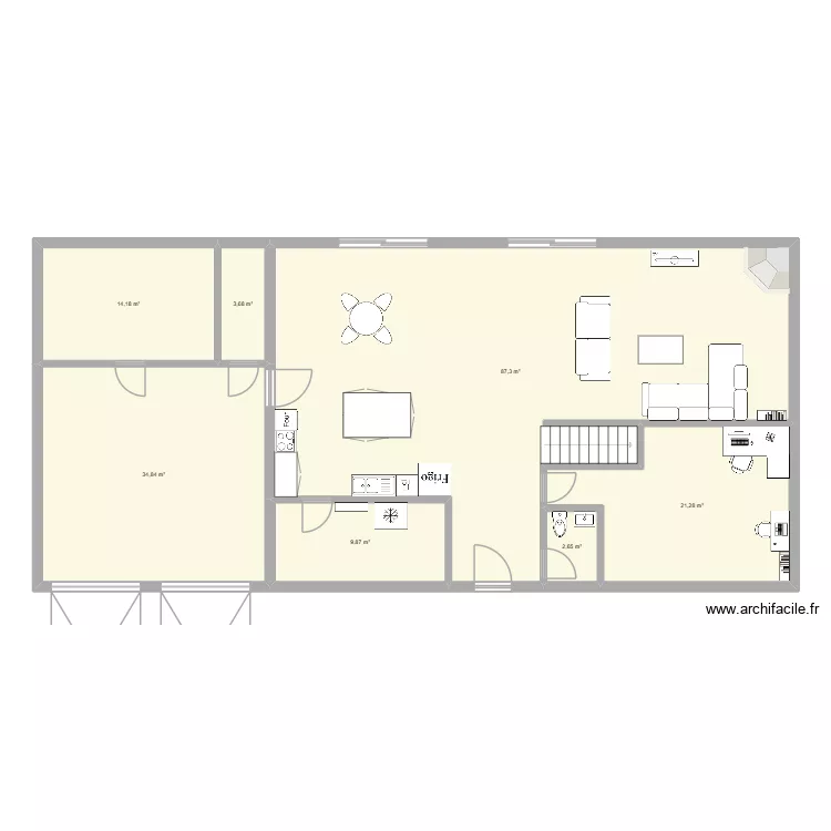 Projet maison_v3. Plan de 