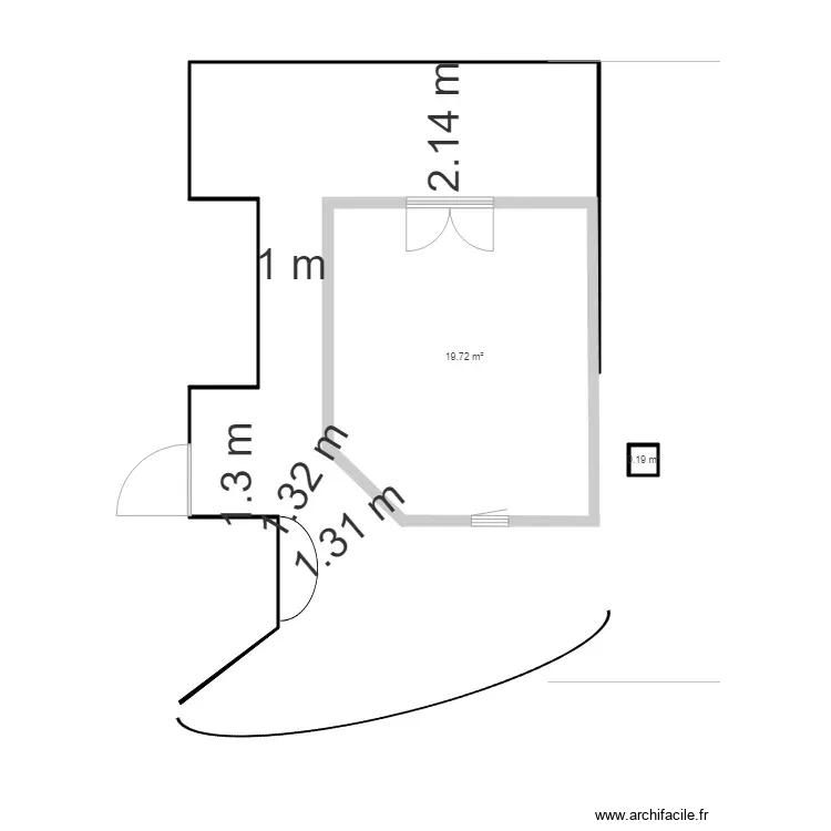 cabane mathis 2. Plan de 2 Pièces et 20 m² cabane mathis 2. Plan de 2 Pièces et 20 m²