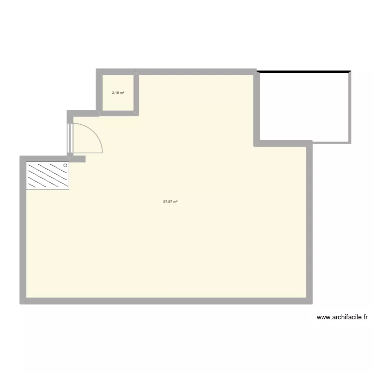 my house. Plan de 2  et 100 m²