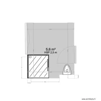 salle de bain en haut avec douche