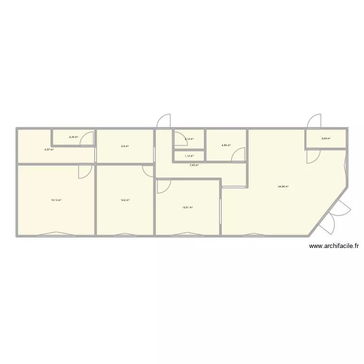 Chablis. Plan de 12 et 115 m² Chablis. Plan de 12 et 115 m²