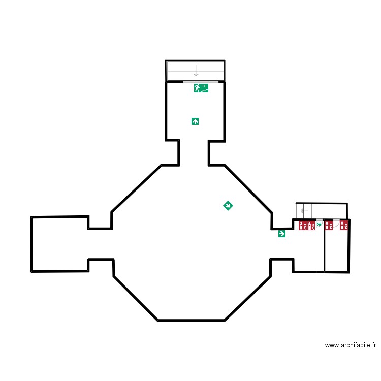 balneo  1. Plan de 1 pièce et 1 m2