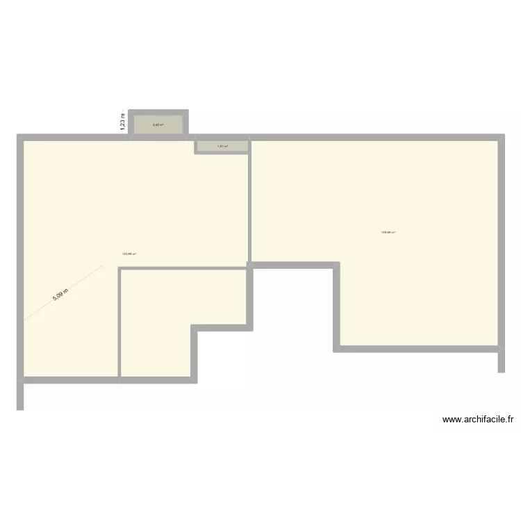 JN 42. Plan de 4  et 238 m²