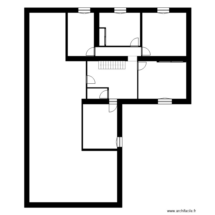VERNEAU. Plan de 17 pièces et 416 m2