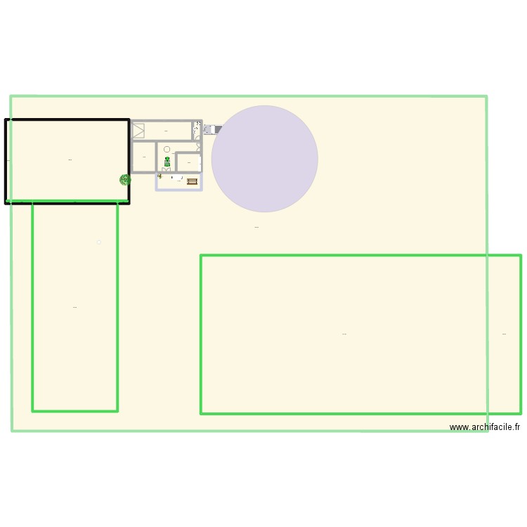 Écurie2. Plan de 15 pièces et 542 m2