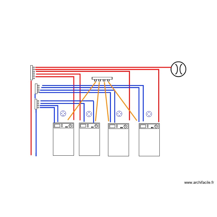 BLANCHISSERIE TRAIT D\'UNION. Plan de 0 pièce et 0 m2